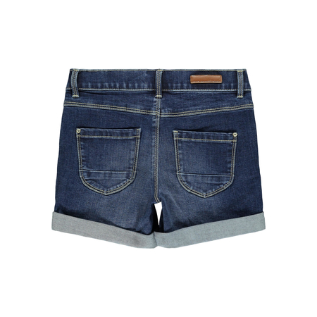Name It girls organic cotton jeans shorts Dark Blue Denim 128