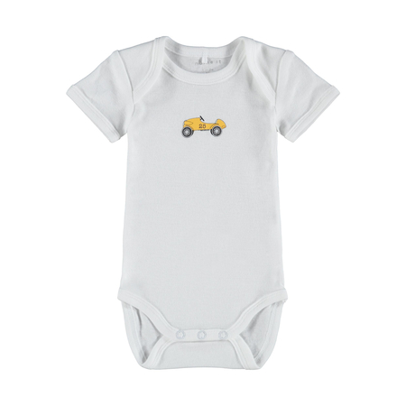 Name It boys three-pack of bodysuits in organic cotton