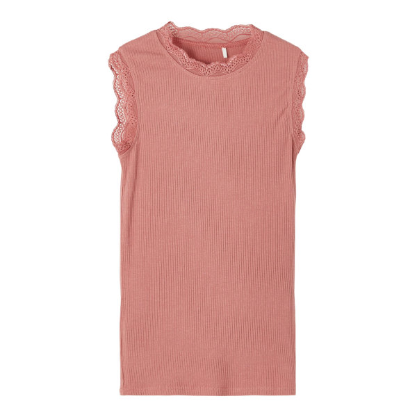 Name It Mdchen Tanktop mit Spitzenverzierung Withered Rose 158-164