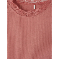 Name It girls tank top with lace trim Withered Rose-158-164