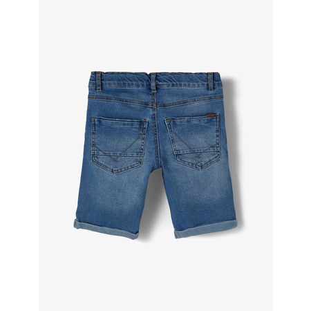 Name It boys jeans short with practical pockets Light Blue Denim-104
