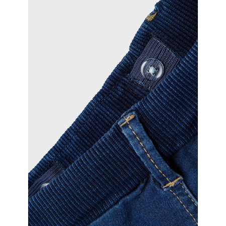Name It boys pump jeans with adjustable waistband Medium Blue Denim 80