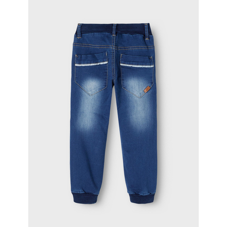 Name It boys pump jeans with adjustable waistband Medium Blue Denim 98