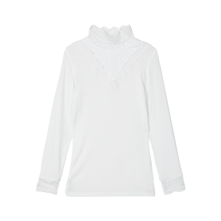 Name It girls longsleeve with lace details Dark Sapphire 122-128