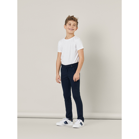 Name It Boys Cotton Stretch Chino Style Trousers Dark Sapphire 122
