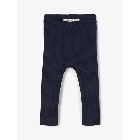 Name It Baby Basic Leggings organic cotton in ribbed structure Dark Sapphire 56