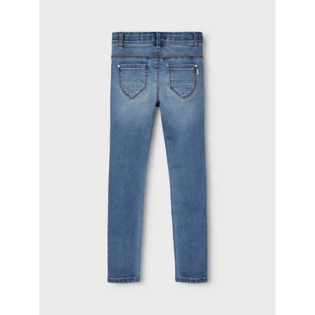 Name It Mdchen Stretch Jeans aus Bio-Baumwolle Medium Blue Denim 164