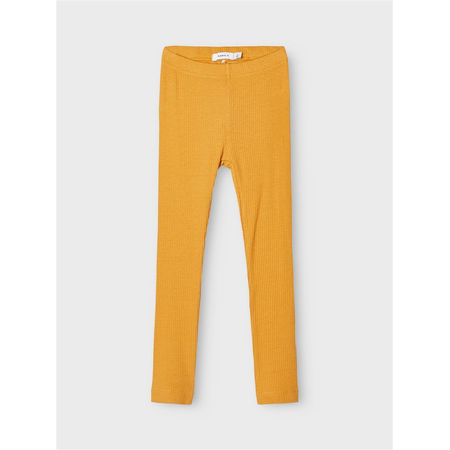 Name It girls basic leggings in organic cotton Spruce Yellow 86