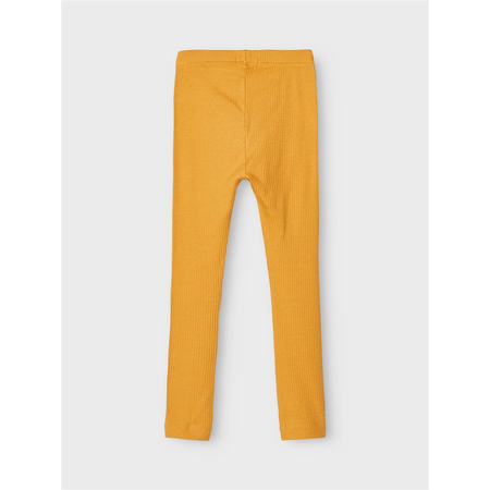Name It girls basic leggings in organic cotton Spruce Yellow 86