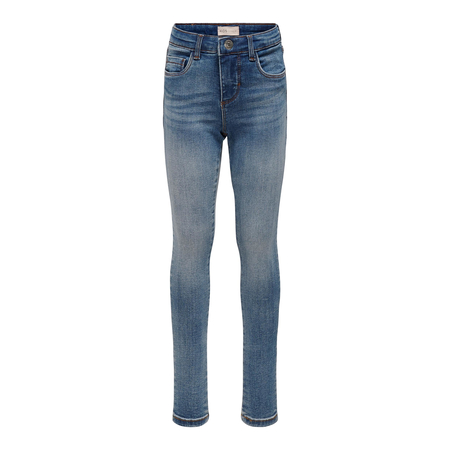 Kids Only girls skinny fit jeans in 5-pocket style Medium Blue Denim 116