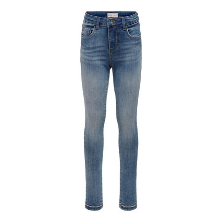 Kids Only girls skinny fit jeans in 5-pocket style Medium Blue Denim 164