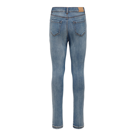 Kids Only girls skinny fit jeans in 5-pocket style Medium Blue Denim 164