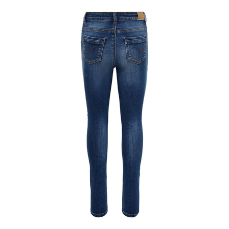Kids Only girls stretch jeans with high waistband Medium Blue Denim-164