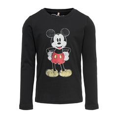 T-shirt manches longues fille Kids Only Mickey/Minnie Mouse