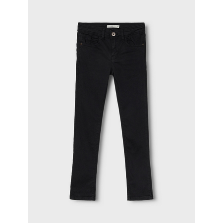 Name It boys classic twill trousers organic cotton Black 158