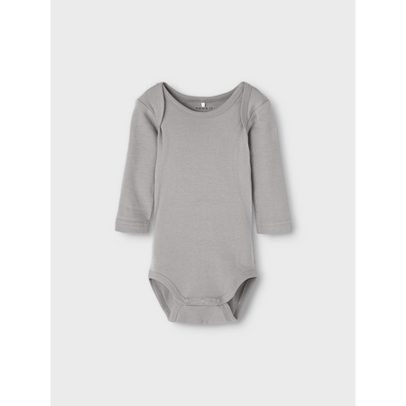 Name It Unisex long sleeve bodysuits in organic cotton