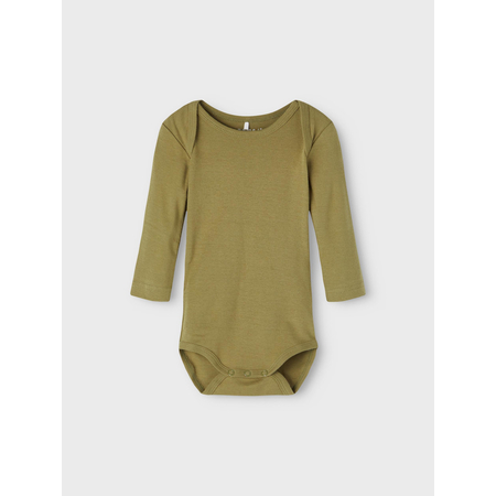 Name It unisex baby bodysuit set in organic cotton Loden Green 80