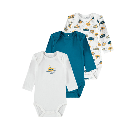 Name It unisex baby bodysuits in a set made from organic cotton