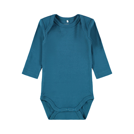 Name It unisex baby bodysuits in a set made from organic cotton Legion Blue 74