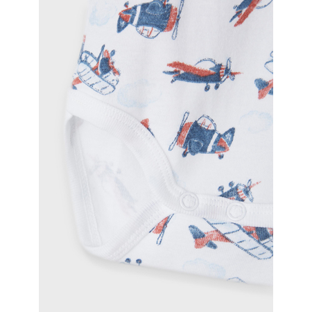 Name It boys three-pack bodysuits in organic cotton