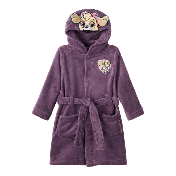 Paw Patrol Bademantel Mit Kapuze - Kuscheliger Morgenmantel Für Kinder 2-8 Jahre