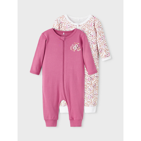 Name It 2-pack sleep rompers for girls