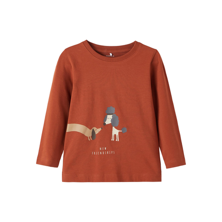 Name It boys longsleeve with print in organic cotton Picante 116