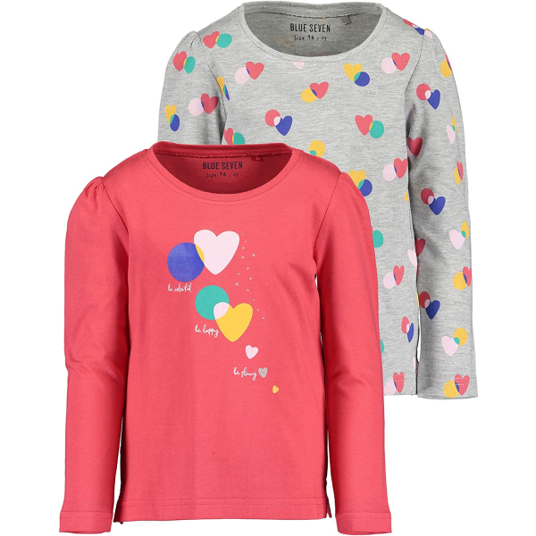 Blue Seven Mädchen Longsleeve im Doppelpack