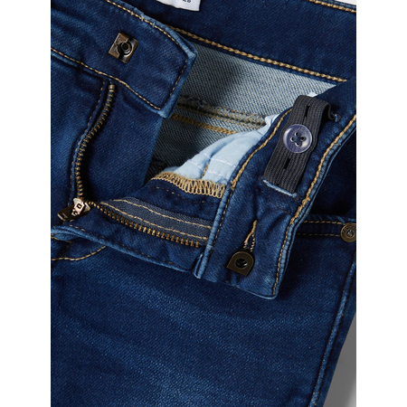 Name It Jungen Jeans-Hose aus Sweatdenim Dark Blue Denim 164