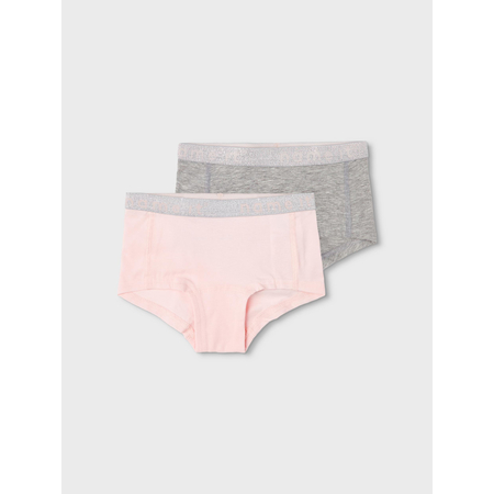 Name It girls hipster 2-pack in organic cotton