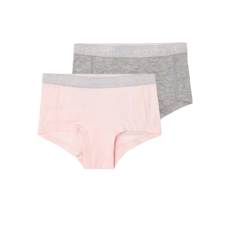 Name It girls hipster 2-pack in organic cotton Barely Pink-158-164