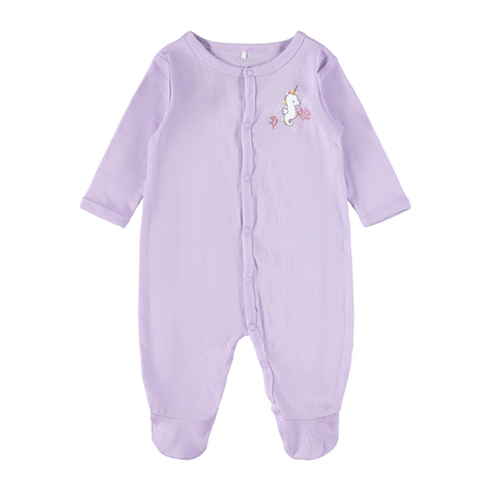 Name It baby girls pyjamas 2-pack with feet Lavendula 68