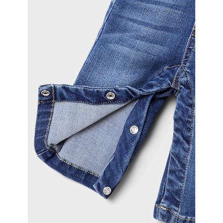 Bavaglino jeans Name It per bambini con tasca frontale