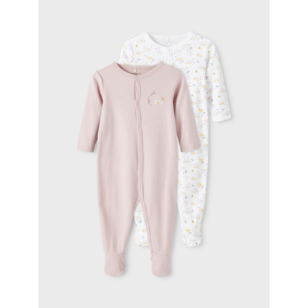 Name It baby girls pyjamas 2-pack feet