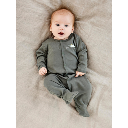Name It baby boys 2 pack sleep overalls feet Agave Green-98