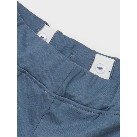 Name It girls casual trousers with adjustable waistband China Blue 164