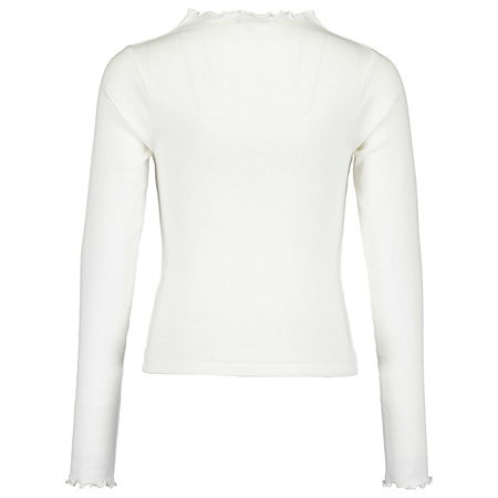 Blue Seven girls long-sleeved shirt with stand-up collar Offwhite 140
