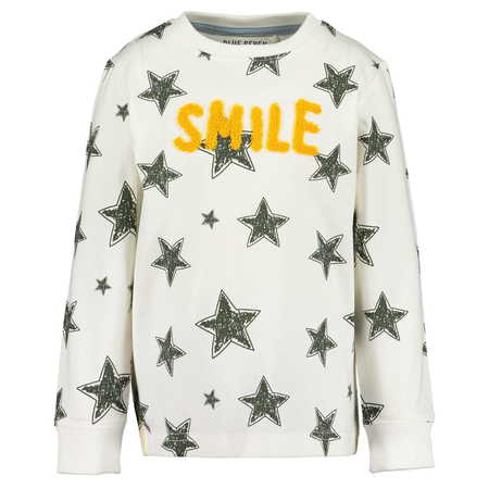Blue Seven longsleeve with print Star