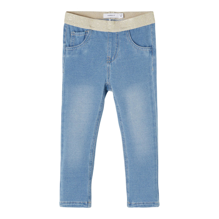 Name It Mdchen Jeans-Leggins mit elastischem Bund Light Blue Denim-56