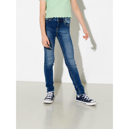 Kids Only Girls Skinny Fit Jeans Trousers Medium Blue Denim-146