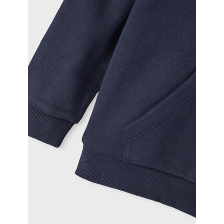 Name It Hoody for boys in organic cotton Dark Sapphire-92