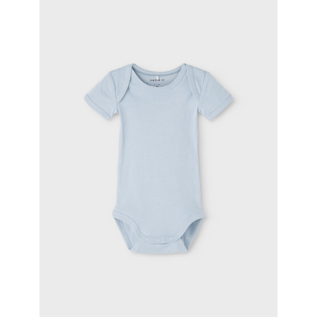 Name It 3 pack baby boys bodysuits in organic cotton Heather-62