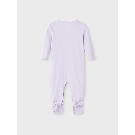 Name It 2-pack girls sleep rompers in organic cotton.