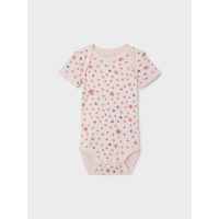 Name It 3 pack short sleeve baby bodysuits in organic cotton