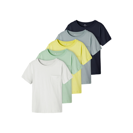 Name It 5-pack short sleeve top in organic cotton