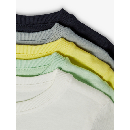 Name It 5-pack short sleeve top in organic cotton