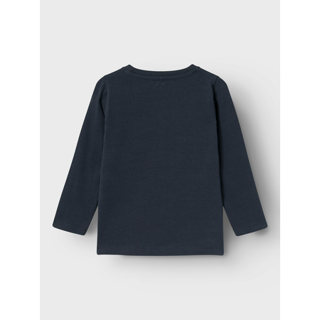 Name It longsleeve for girls with organic cotton print Dark Navy-116