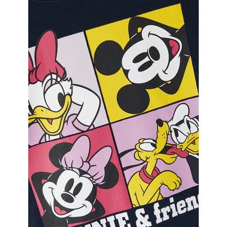 Name It girls longsleeve with Minnie Mouse print Dark Sapphire-116