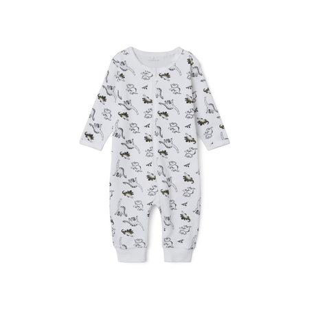 Name It baby romper with dino print with zipper