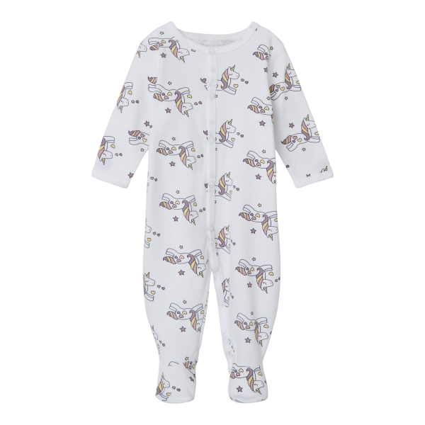 Name It Baby Strampler mit Einhorn- Print mit Knpfen